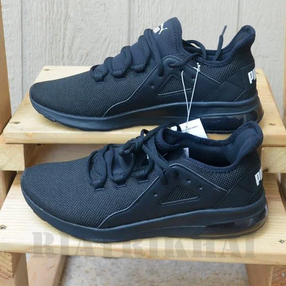 Black PUMA Men's Electron Street Shoe - Picture 2 of 6